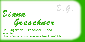 diana greschner business card